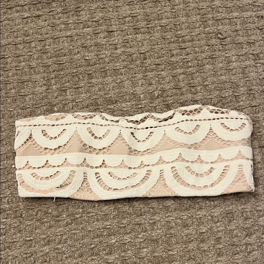 Pilyq Cream Swimwear Top